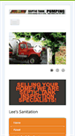 Mobile Screenshot of leessanitation.com